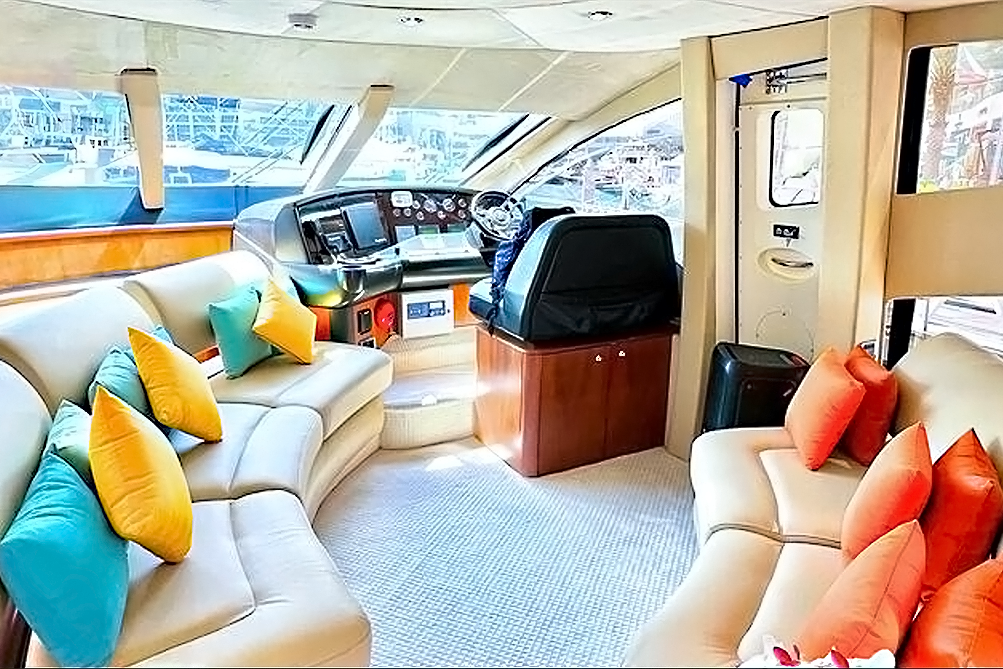 Sun Seeker 70ft interior
